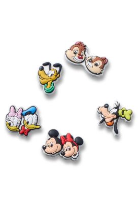 Jibbitz Crocs Mickey Y Amigos Pack 5 Blanco