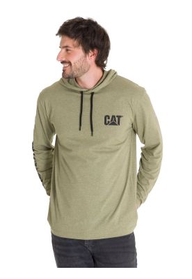 Imagen 1 del producto Polera Manga Larga Upf Hooded Banner Hombre Verde