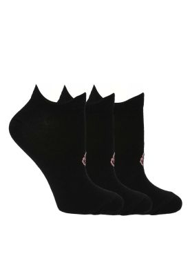 Pack 3 Calcetines Mujer Low Cut Cata Negro
