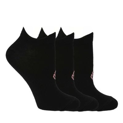 Pack 3 Calcetines Mujer Low Cut Cata Negro