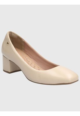 Zapato Cuero Mujer Manson Beige