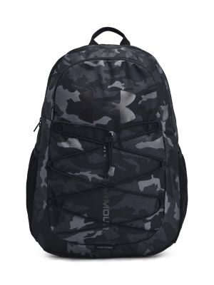 Mochila deportiva UA Hustle Camo Negro
