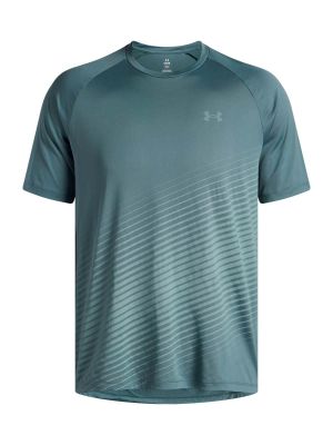 Polera Manga Corta Training para hombre Tech Fade azul