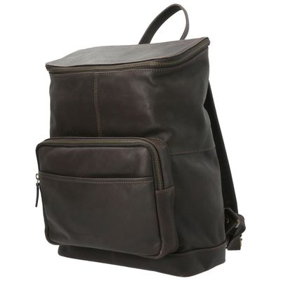 Imagen 2 del producto Mochila Cuero Hombre Th Earl Back Café