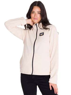 Polar Microfleece Full Zip Mujer Beige