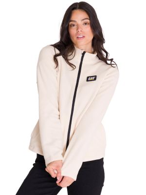 Imagen 2 del producto Polar Microfleece Full Zip Mujer Beige