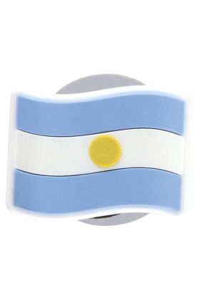Jibbitz Crocs Bandera Argentina Blanco