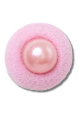 Jibbitz Perla Rosada Terciopelo SMT Rosado