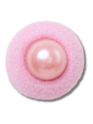 Jibbitz Perla Rosada Terciopelo SMT Rosado