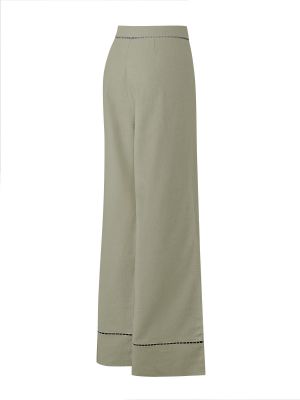 Imagen 2 del producto Pantalón Lino Orgánico Mujer Mekong Verde