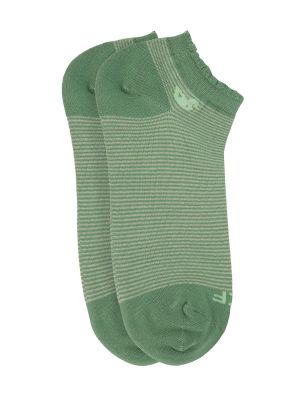 Imagen 2 del producto Calcetin Bambú Mujer Ped St Lines Verde