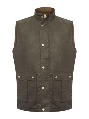 Chaqueta Algodón Encerado Hombre WAX Verde