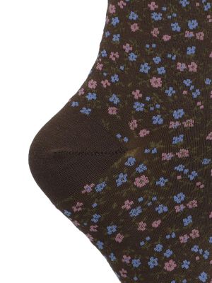 Imagen 2 del producto Calcetín Algodón Mujer C Cuff Allover Café