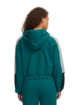 Imagen 2 del producto Poleron UA Sport Terry Trend Verde Mujer
