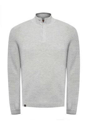 Sweater Lana Mercerizada Hombre Lucca Gris