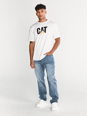 Jeans Rectos Tribllend StretchHombre Azul Claro