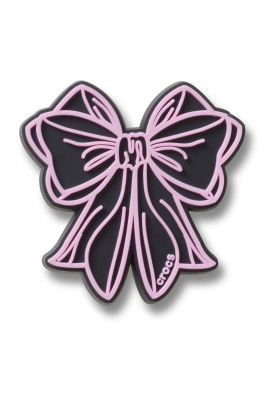 Jibbitz Lazo Rosado con Luz Rosado