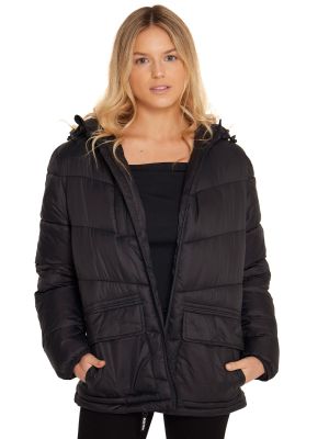 Imagen 2 del producto Parka Impermeable Mujer Negro