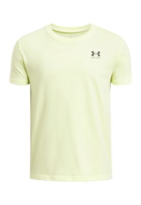 Polera Manga Corta Ua Sportstyle Lc Amarillo Para Niño