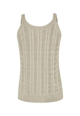 Imagen 2 del producto Polera Algodón Orgánico Beige Samar Mujer 