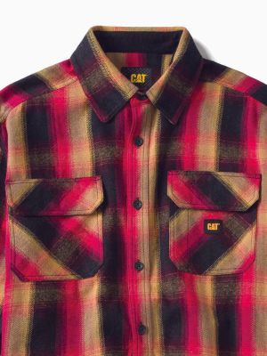 Imagen 2 del producto Chaqueta Buffalo Check Hombre Roja
