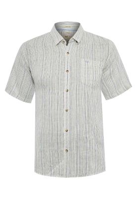 Camisa Lino Orgánico Hombre Brisa Azul