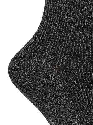 Imagen 2 del producto Calcetín Algodón Mujer C Lurex Plain Negro