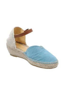 Imagen 2 del producto Alpargata Algodón Orgánico Mujer Adra Celeste
