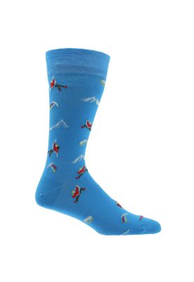 Calcetín Algodón Hombre Climber Azul