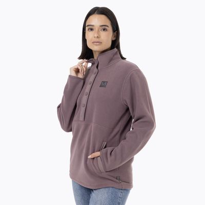 Imagen 2 del producto Polar Mujer Deches Snap Microfleece Morado