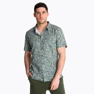 Camisa Manga Corta Hombre Bluff Verde