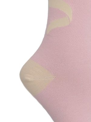 Imagen 2 del producto Calcetín Algodón Mujer Kh St Bow Rosado
