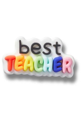 Imagen 1 del producto Jibbitz Crocs Best Teacher Mejor Profesor Blanco