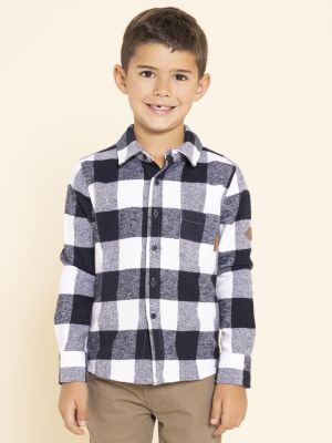 Imagen 2 del producto Camisa Manga Larga Tobby Niño Azul