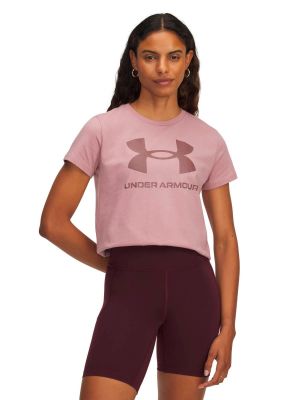 Polera Manga Corta Lifestyle para mujer Rival Logo rosado