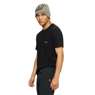 Imagen 2 del producto Polera Manga Corta Hombre Relaxed Pocket Negro