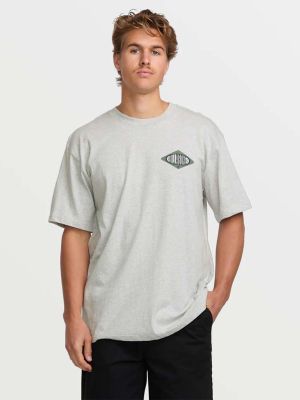 Polera Manga Corta Hombre Walled Regular Gris Billabong