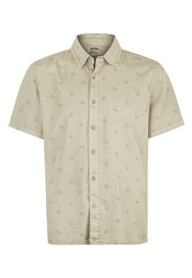 camisa Tencel Verde Musgo Tencelprint Hombre