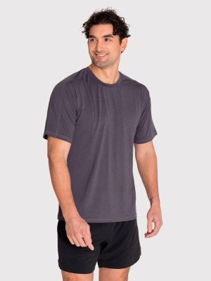 Polera deportiva Hombre Train Shirt Gris Oscuro