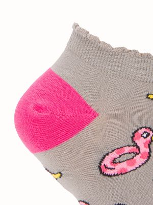 Imagen 2 del producto Calcetín Algodón Mujer Ped Ducky Gris