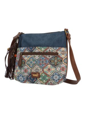 Imagen 2 del producto Cartera Textil Mujer Alikai Cross Azul