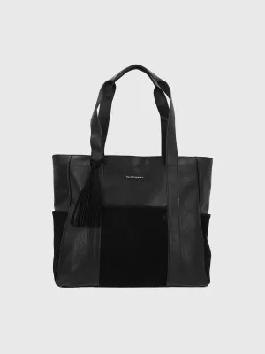 Cartera Ecocuero Mujer Lester Tote Negro
