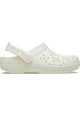 Zueco Crocs Niña Classic Clog Blanco
