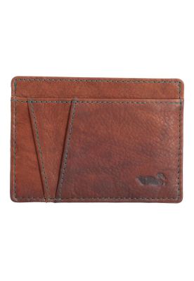 Tarjetero Cuero Unisex Aq Sea Cardhold Café