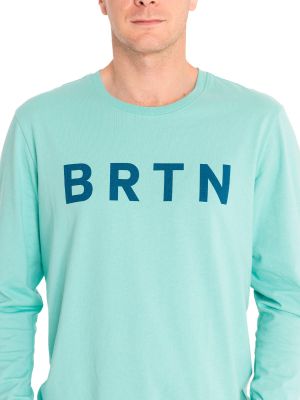 Imagen 2 del producto Polera manga larga Hombre Long Sl Verde Agua