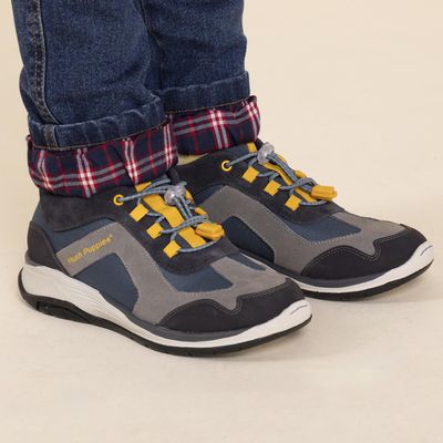 Imagen 2 del producto Zapatilla Cuero Niño Fastland Gris