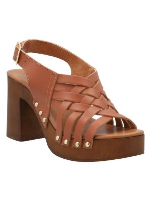 Imagen 2 del producto Sandalia Cuero Mujer Azucena Café 