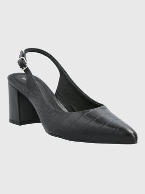 Zapato Vestir Mujer Cuero Debbia Negro