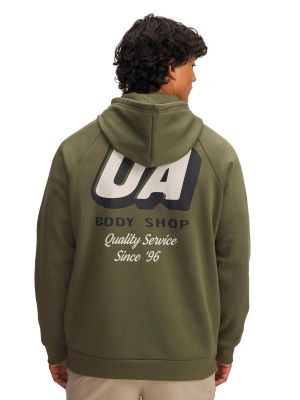 Imagen 2 del producto Polerón Lifestyle hombre Rival HBR Logo verde 