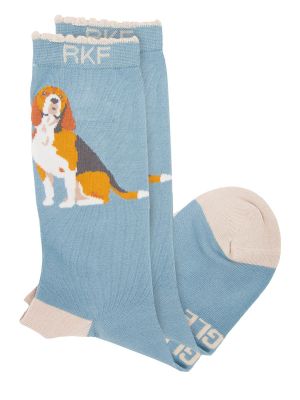 Imagen 2 del producto Calcetin Bambú Mujer St Beagle Azul